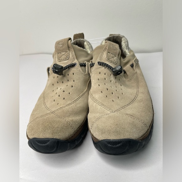 Timberland Power Lounger Shoes Women’s Smart Wool Lined Suede Leather Cream 7.5 - Picture 3 of 9